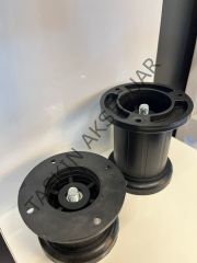 Kale Plastik Ayak 5-8-10cm Siyah Ayarlı Modern Mobilya Ayağı Banyo Mutfak  Dolap