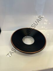 Kms Medusa Metal Kulp 64mm Mat Siyah+Bakır Modern Mobilya Kulbu