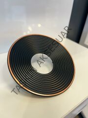 Kms Medusa Metal Kulp 64mm Mat Siyah+Bakır Modern Mobilya Kulbu