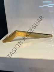 Emaks Mimoza Metal Kulp 128-256mm Çizik Altın  Dolap Kapak Tv Ünite Komidin Şifonyer Modern Gold Mobilya Kulbu