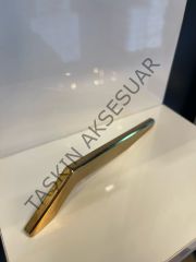 Emaks Mimoza Metal Kulp 128-256mm Çizik Altın  Dolap Kapak Tv Ünite Komidin Şifonyer Modern Gold Mobilya Kulbu