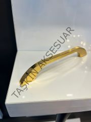 Arlo Metal Kulp 128-160-192mm Altın Dolap Kapak Çekmece Komidin Tv Ünite Modern Mobilya Kulbu Gold Şifonyer