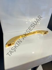 Arlo Metal Kulp 128-160-192mm Altın Dolap Kapak Çekmece Komidin Tv Ünite Modern Mobilya Kulbu Gold Şifonyer