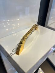 Arlo Metal Kulp 128-160-192mm Altın Dolap Kapak Çekmece Komidin Tv Ünite Modern Mobilya Kulbu Gold Şifonyer