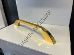 Arlo Metal Kulp 128-160-192mm Altın Dolap Kapak Çekmece Komidin Tv Ünite Modern Mobilya Kulbu Gold Şifonyer