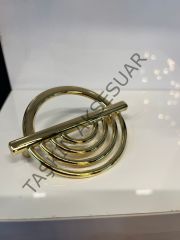 Küçük Lila Metal Kulp 64mm Altın Dolap Kapak Çekmece Komidin Tv Ünite Modern Mobilya Kulbu