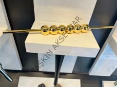 Petra Düz Metal Kulp 32-128mm Altın Dolap Kapak Çekmece Komidin Tv Ünite Modern Gold Mobilya Kulbu