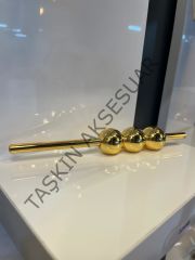 Petra Düz Metal Kulp 32-128mm Altın Dolap Kapak Çekmece Komidin Tv Ünite Modern Gold Mobilya Kulbu