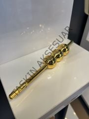 Petra Düz Metal Kulp 32-128mm Altın Dolap Kapak Çekmece Komidin Tv Ünite Modern Gold Mobilya Kulbu