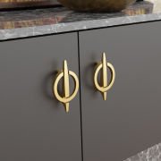 Kms Apex Metal Kulp Gold 64mm Modern Altın Mobilya Kulbu