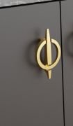 Kms Apex Metal Kulp Gold 64mm Modern Altın Mobilya Kulbu