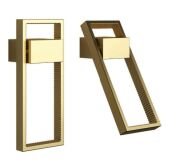 Emaks Sharp Metal Kulp Gold 16mm Modern Altın Mobilya Kulbu