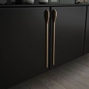 Emaks City Metal Kulp Gold 128-160-192-320-352-416mm Modern Altın Mobilya Kulbu