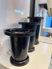 Ufo Plastik Ayak 5-8-10-12cm Siyah Ayarlı Modern Mobilya Ayağı Banyo Mutfak  Dolap