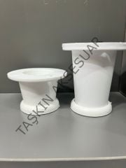 Ufo Plastik Ayak 5-8-10-12cm Beyaz Ayarlı Modern Mobilya Ayağı Banyo Mutfak  Dolap