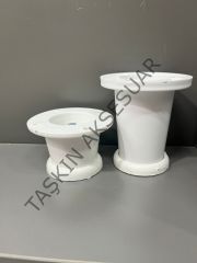 Ufo Plastik Ayak 5-8-10-12cm Beyaz Ayarlı Modern Mobilya Ayağı Banyo Mutfak  Dolap