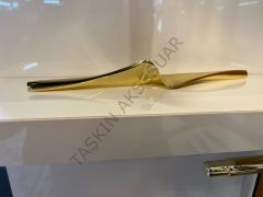 Otto Metal Kulp Gold 32-96-160mm Modern Altın Mobilya Kulbu Dolap Çekmece Kapak Tv Ünite Komidin Şifonyer