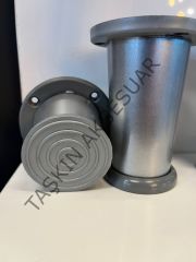 Ufo Plastik Ayak 5-8-10-12cm Gri Ayarlı Modern Mobilya Ayağı Banyo Mutfak Dolap