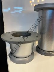 Ufo Plastik Ayak 5-8-10-12cm Gri Ayarlı Modern Mobilya Ayağı Banyo Mutfak Dolap