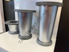 Ufo Plastik Ayak 5-8-10-12cm Gri Ayarlı Modern Mobilya Ayağı Banyo Mutfak Dolap