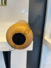 Bohem Sert Plastik Ayak 19cm Antik Çam Komidin Koltuk Modern Tv Ünite Mobilya Dolap Şifonyer Ayağı
