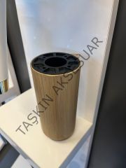 Bohem Sert Plastik Ayak 12-15cm Meşe Komidin Koltuk Modern Tv Ünite Mobilya Dolap Şifonyer Ayağı