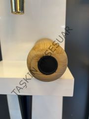 Bohem Sert Plastik Ayak 12-15cm Meşe Komidin Koltuk Modern Tv Ünite Mobilya Dolap Şifonyer Ayağı