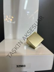 Cube Metal Düğme Kulp Gold Modern Altın Mobilya Kulbu Dolap Çekmece Kapak Tv Ünite Komidin