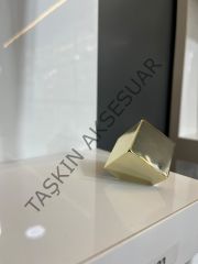 Cube Metal Düğme Kulp Gold Modern Altın Mobilya Kulbu Dolap Çekmece Kapak Tv Ünite Komidin