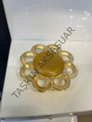 Karanfil Metal Kulp 32mm Altın Sedefli Dolap Kapak Çekmece Komidin Tv Ünite Modern Mobilya Kulbu Gold Şifonyer