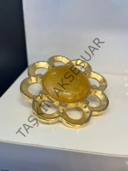 Karanfil Metal Kulp 32mm Altın Sedefli Dolap Kapak Çekmece Komidin Tv Ünite Modern Mobilya Kulbu Gold Şifonyer