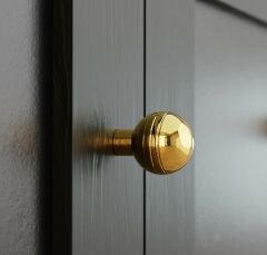 Kms Küre Metal Düğme Kulp Gold Modern Altın Mobilya Kulbu