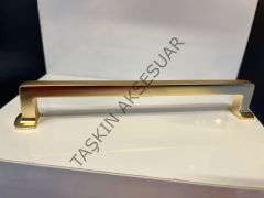 Levante Metal Kulp 160-192-224mm Mat Altın Dolap Kapak Çekmece Komidin Tv Ünite Modern Mobilya Kulbu Şifonyer Gold
