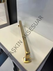 Levante Metal Kulp 160-192-224mm Mat Altın Dolap Kapak Çekmece Komidin Tv Ünite Modern Mobilya Kulbu Şifonyer Gold