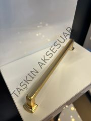Levante Metal Kulp 160-192-224mm Mat Altın Dolap Kapak Çekmece Komidin Tv Ünite Modern Mobilya Kulbu Şifonyer Gold