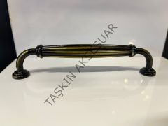 Parga Metal Kulp 96-128mm Antik Sarı Dolap Kapak Çekmece Komidin Tv Ünite Modern Mobilya Kulbu Şifonyer
