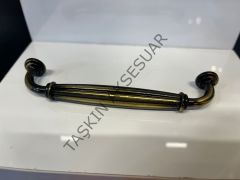 Parga Metal Kulp 96-128mm Antik Sarı Dolap Kapak Çekmece Komidin Tv Ünite Modern Mobilya Kulbu Şifonyer