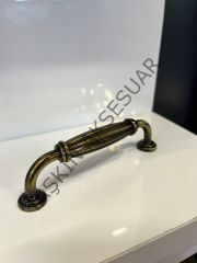 Parga Metal Kulp 96-128mm Antik Sarı Dolap Kapak Çekmece Komidin Tv Ünite Modern Mobilya Kulbu Şifonyer