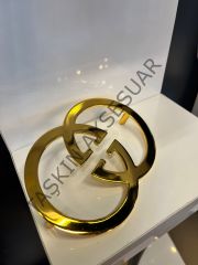 Cc Otto Metal Kulp 96-128mm Altın Dolap Kapak Çekmece Komidin Tv Ünite Modern Mobilya Kulbu Gold Şifonyer