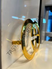 Cc Otto Metal Kulp 96-128mm Altın Dolap Kapak Çekmece Komidin Tv Ünite Modern Mobilya Kulbu Gold Şifonyer