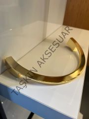 Aypare Metal Kulp Gold 96-160mm Dolap Kapak Çekmece Komidin Tv Ünite Modern Mobilya Kulbu Şifonyer