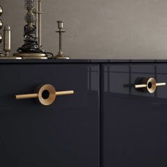 Emaks Olimpos Metal Kulp Gold 32mm Modern Altın Mobilya Kulbu