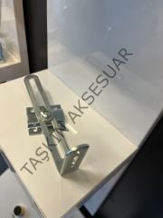 Metal L Gönye 60x140mm Deprem Köşebent Bağlantı Aparatı Demiri Mobilya Dolap Sabitleme