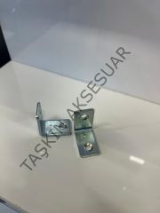 Metal L Gönye 16x25x25mm 2 Delikli 1no Köşebent Bağlantı Aparatı Mobilya Demiri Dolap