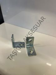 Metal L Gönye 16x25x25mm 2 Delikli 1no Köşebent Bağlantı Aparatı Mobilya Demiri Dolap
