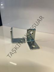 Metal L Gönye 16x25x25mm 2 Delikli 1no Köşebent Bağlantı Aparatı Mobilya Demiri Dolap