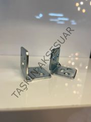 Metal L Gönye 30x25x25mm 6 Delikli 6no Köşebent Bağlantı Dolap Mobilya Aparatı Demiri