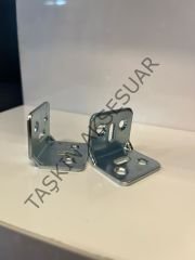 Metal L Gönye 30x25x25mm 6 Delikli 6no Köşebent Bağlantı Dolap Mobilya Aparatı Demiri