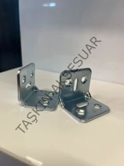 Metal L Gönye 30x25x25mm 6 Delikli 6no Köşebent Bağlantı Dolap Mobilya Aparatı Demiri