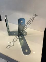 Metal L Gönye 20x60x60mm 4 Delikli 14no Köşebent Bağlantı Aparatı Dolap Demiri Mobilya